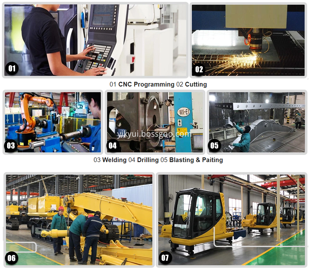 Our excavator manufacturing workroom Our excavator manufacturing workroom
