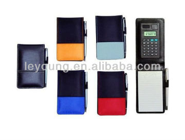 Multi Color Leather pocket jotter notebook