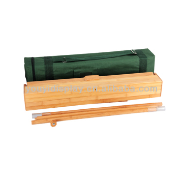 bamboo roll up display