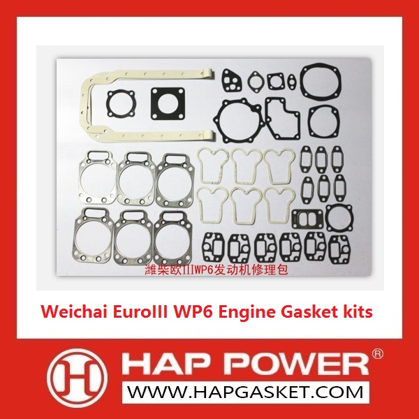 HAP-HD-010 Weichai WP6 Engine Gasket kits EuroIII