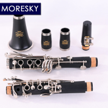 MORESKY Bb Clarinet 17 Key Sib Klarnet /ABS pipe body material Clarinet