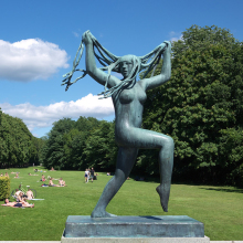 art deco riproduzioni metal craft naked woman bronze feature