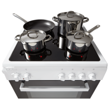 Stove with Electric Oven 4 Zone