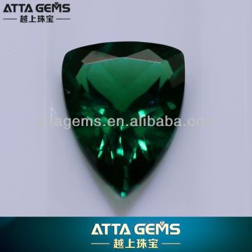 Trillion cut and the lowest price of lab created emeralds