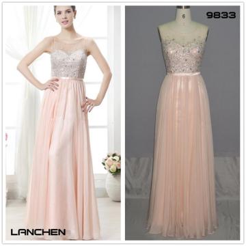 Lace Sleeveless Prom Cocktail Dress