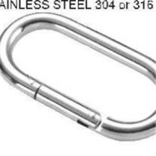 Stainless Steel Straight Snap Hook