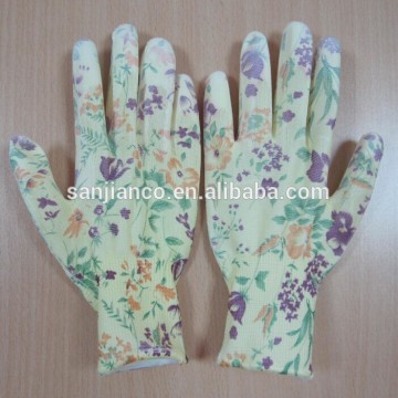 pu coated nylon gloves