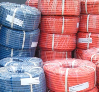 Rubber acetylene / oxygen hose