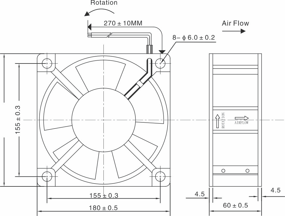 18060 Ac Axial Fan 18060 Ac Axial Fan