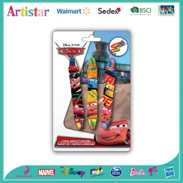 DISNEY&PIXAR CARS blister card 3 Confetti crayons