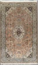Hand-Knotted 100% Pure Mulberry Silk Rug