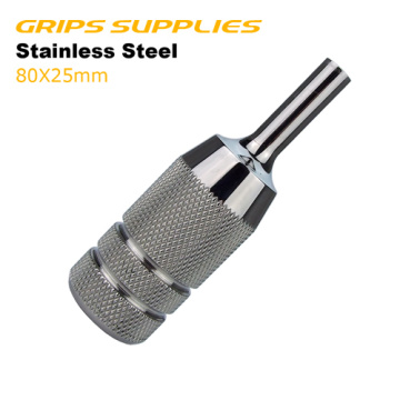 25mm/1 inch Stainless Steel Tattoo Grips