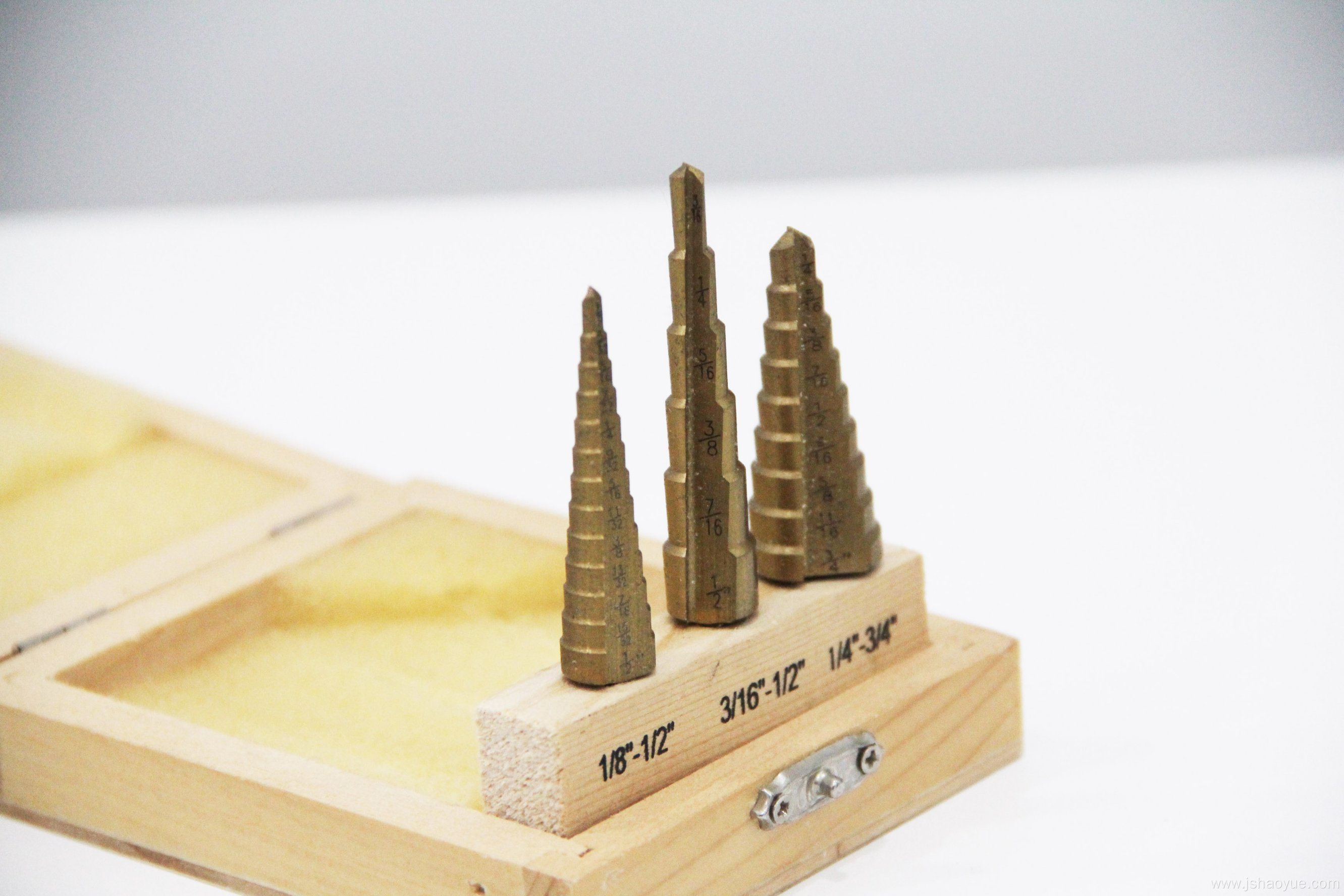 3PCS Drill Bit Titanium Nitride Coated