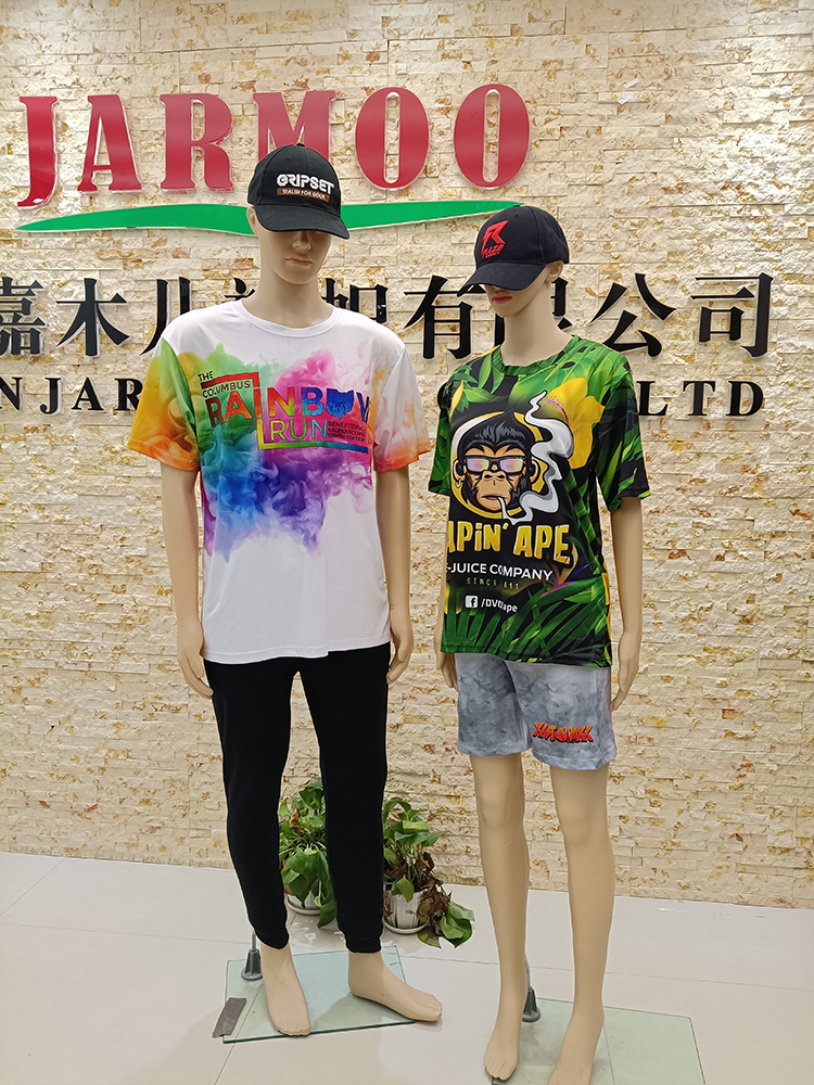 Polyester Full Color Custom Printing T-shirt All Over Print T-Shirt Printing Sublimation T Shirt