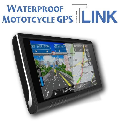 Waterproof Motocycle Car Navigation - 5 inch Wince 6.0 GPS System 128MB* 4G/8G 1500mAh Big Battery
