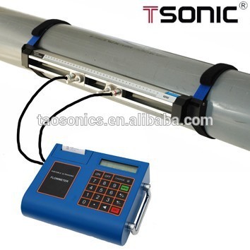 Liquid ultrasonic portable bracket flow meter