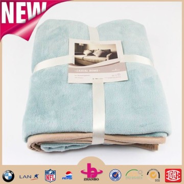 Microfiber super soft plain color coral fleece blanket/2015 new style adults home coral fleece blanket comforter