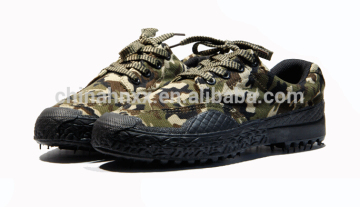 army camouflage canvas rubber shoes hiking shoes