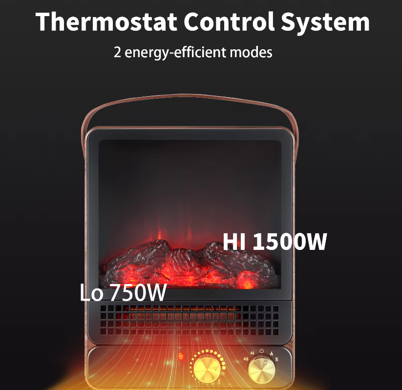 Wholesale Fast Heating Home Decoration Small Indoor Portable Mini Space Heater Electric Stove Fire Place Fireplace