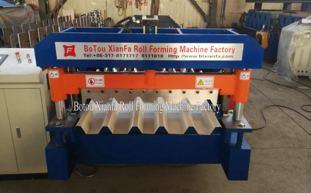 roof trapezoidal panel roll forming machine