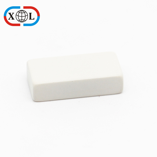Custom Neodymium NdFeB Block Magnet White Epoxy Coating