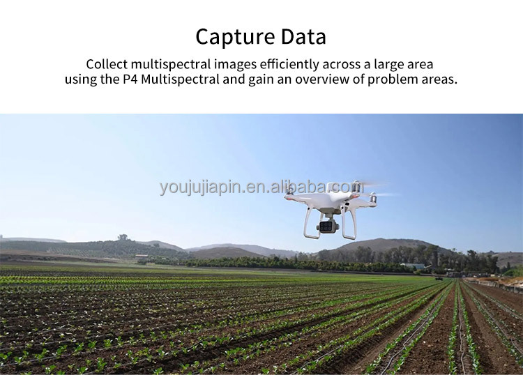 P4 Multispectral Phantom 4 Multispectral a high-precision drone for agriculture missions environmental monitoring etc