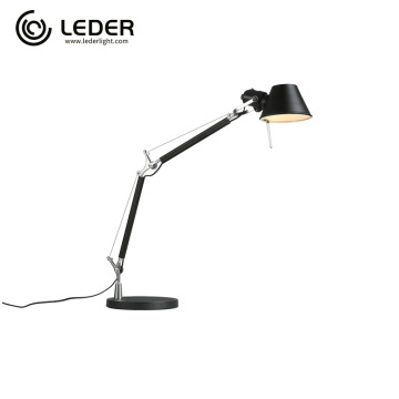 Lampu Meja Logam Antik LEDER