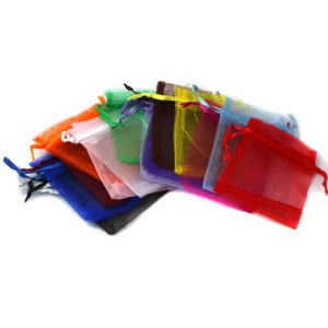 sac de cadeau de fête d&#39;organza pas cher