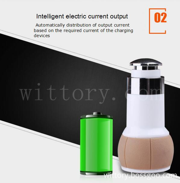 Double color injection smart charger