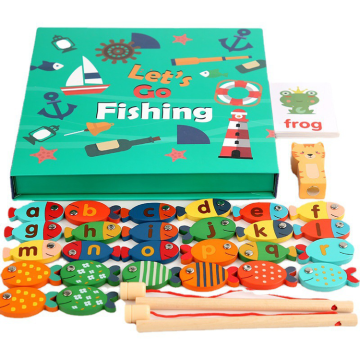 Montessori Magnetic Kitten Fishing Game: A Fun and Educational Spelling and Letter Recognition Tool for Kids