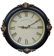 decorative wall clock, wooden wall clock cheap plastic