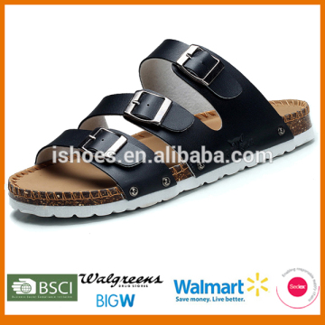 Latest design 2015 comfortable summer fashion cork sandals men