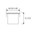 LEDER Aluminium Body Pathway 7W LED Inground Light