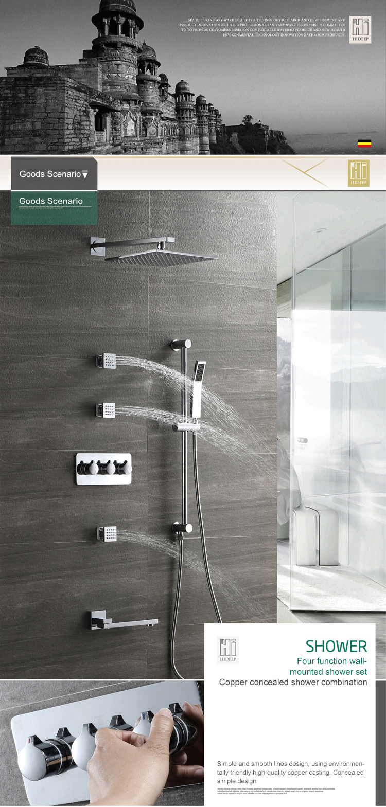 Thermostatic Shower Set