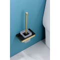 Brush Golden Toilet Brush With Holder