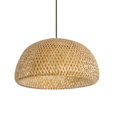 Handwoven Wicker Donut Pendant Lamp: Unique Lighting Decor