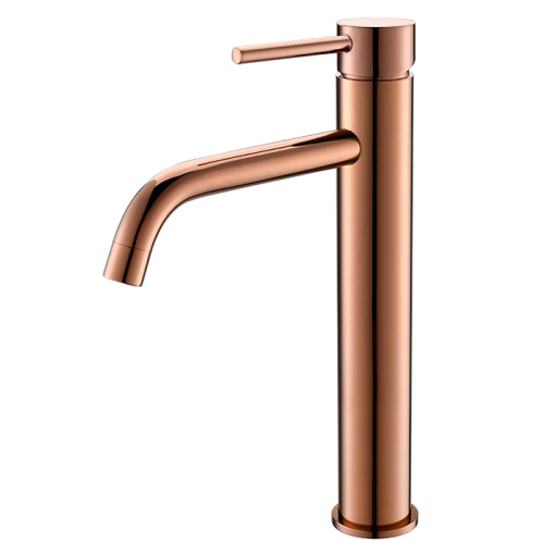 China Copper Single Hole Brushed Nickel Vessel Sink Faucet Supplier