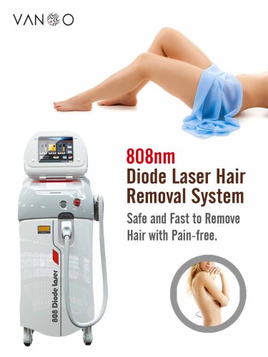 808nm Diode Laser Hair Removal Machine Safe Efficiency Painless