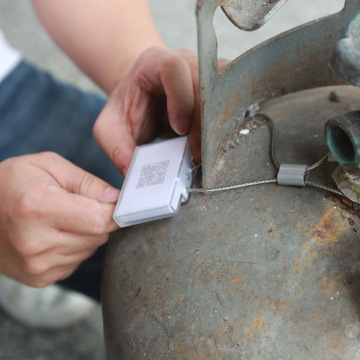 UHF rfid assets tag for liquefied gas cylinder