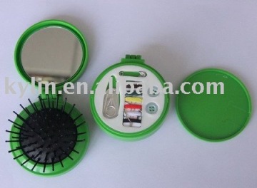 sewing kit with pocket mirror