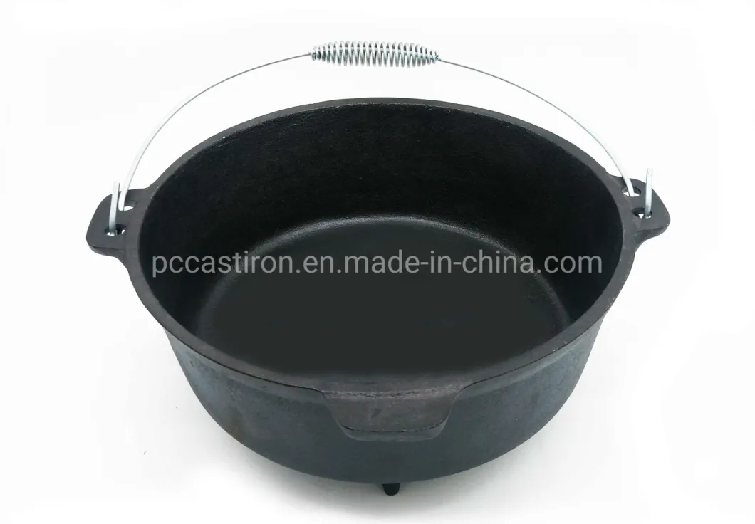 8qt 9qt 12qt 14qt Seasoning Cast Iron Dutch Oven Manufacturer in China