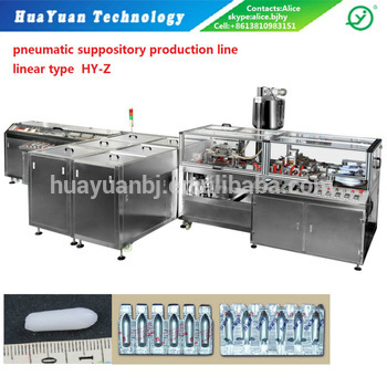 suppository production line for different suppository shape