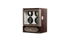 Walnut exterior wooden mechanism 4 watch winder