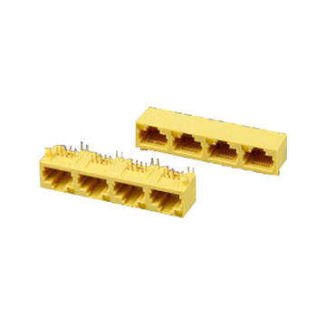 Entrata laterale completa in plastica RJ45 Jack