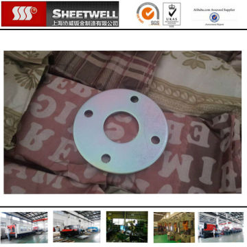 High Quality Custom zinced coating steel sheet metal Stamping round parts