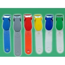 Plastic Badge Clip with PVC Strap