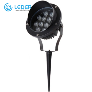 LEDER Aluminum Dimmable Black CREE LED Spike Light