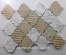 Lantern pickling surface marble mosaic kitchen bathroom decor tile