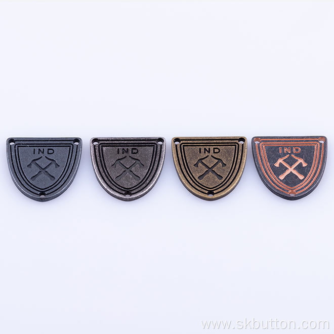 Metal Customized Nickel-free Support Sew-on Badges