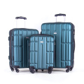 Wholesales female ABS double zipper luggage for travel